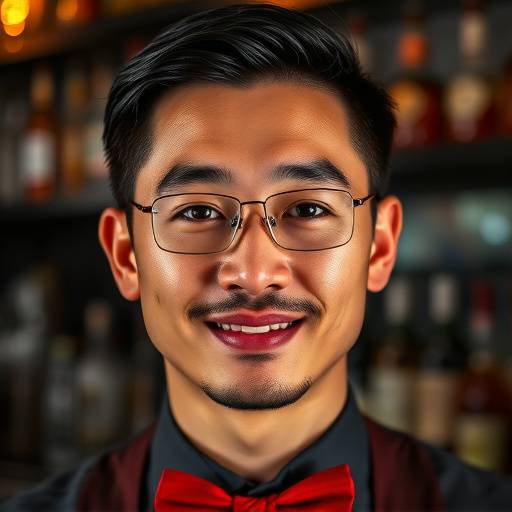 Headshot of David Chen, Head Bartender at The Golden Spoon.